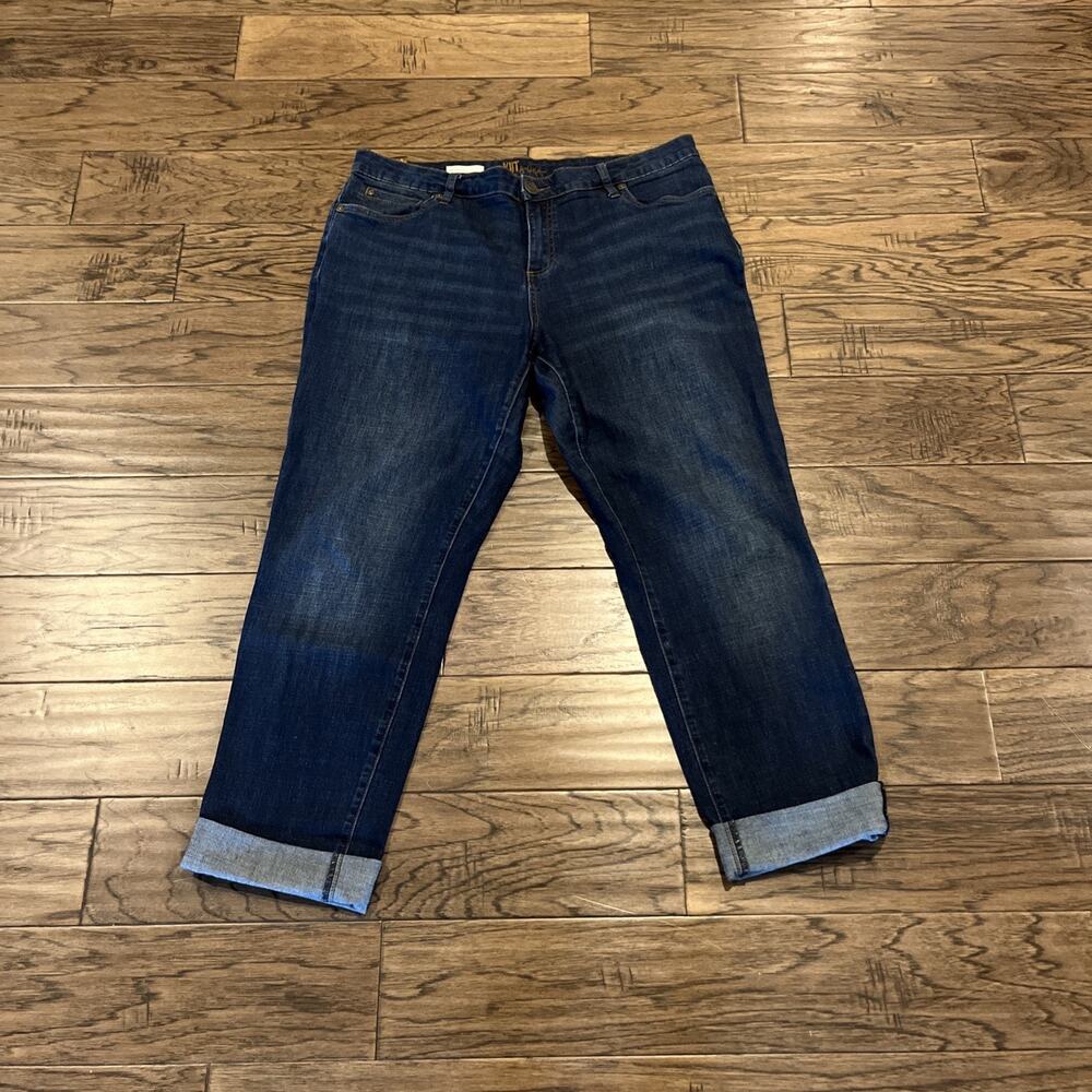 Kut From The Kloth Katy Boyfriend High Rise Size 14